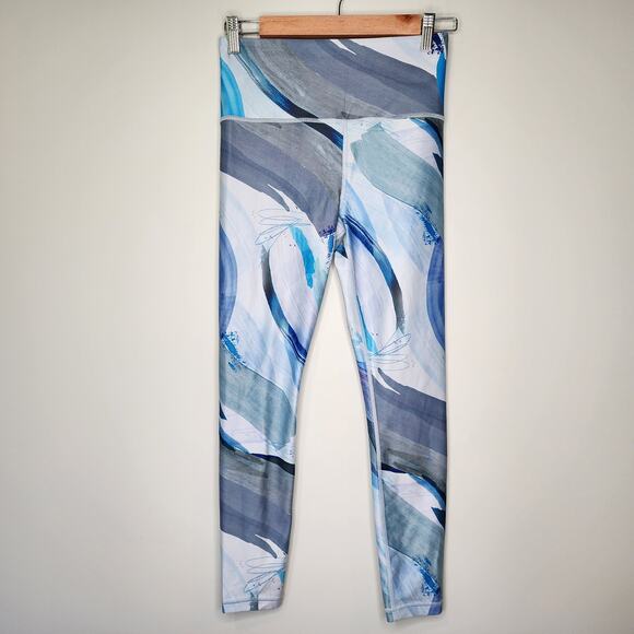 Athleta Elation 7/8 Tight Vibrance Snowstorm Blue Small PETITE - Picture 2 of 7
